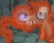 Naruto Rasengan Chakra Rosso